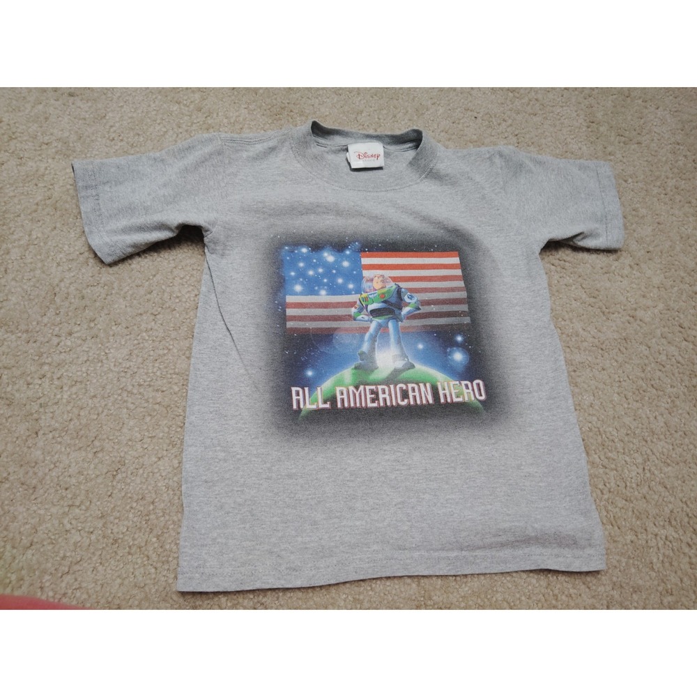 Vintage Disney Store Tag Buzz Light-year T-shirt Boys XS 4 From Toy Story